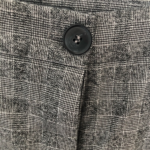 Grey Plaid Dress Pants - Picture 3 of 4